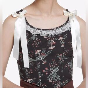 Hot topic- Thorn and Fable mushroom corset top